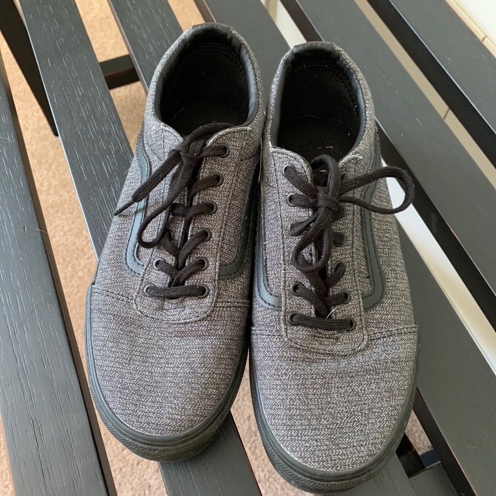 Youth Vans Black & Grey Old Skool Style- $35